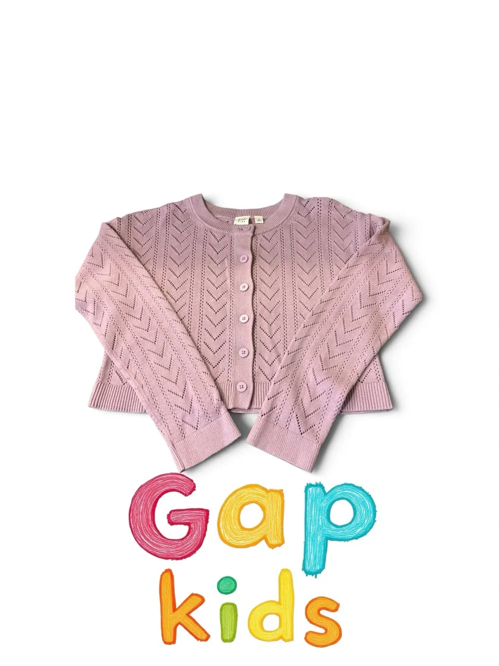 Kids cardigan purple size 12